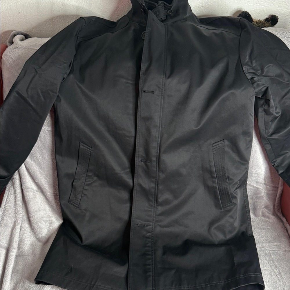Polo by Ralph Lauren Men's Classic Black Raincoat